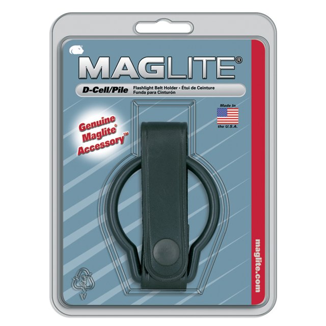 Kožený opaskový nosič pre svietidlá MagLite veľkosti D